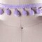 2 Yards Lavender Pom Pom Fringe Trim for Summer Dresses Hats and Bags